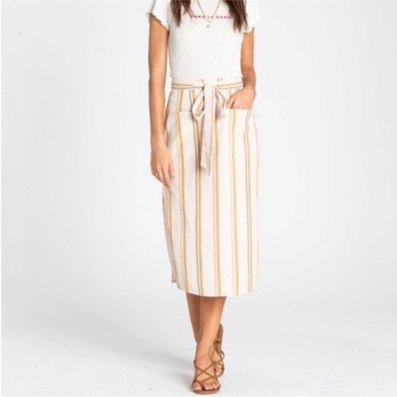 Billabong Skip it Midi Skirt Stripe - Picture 4 of 5